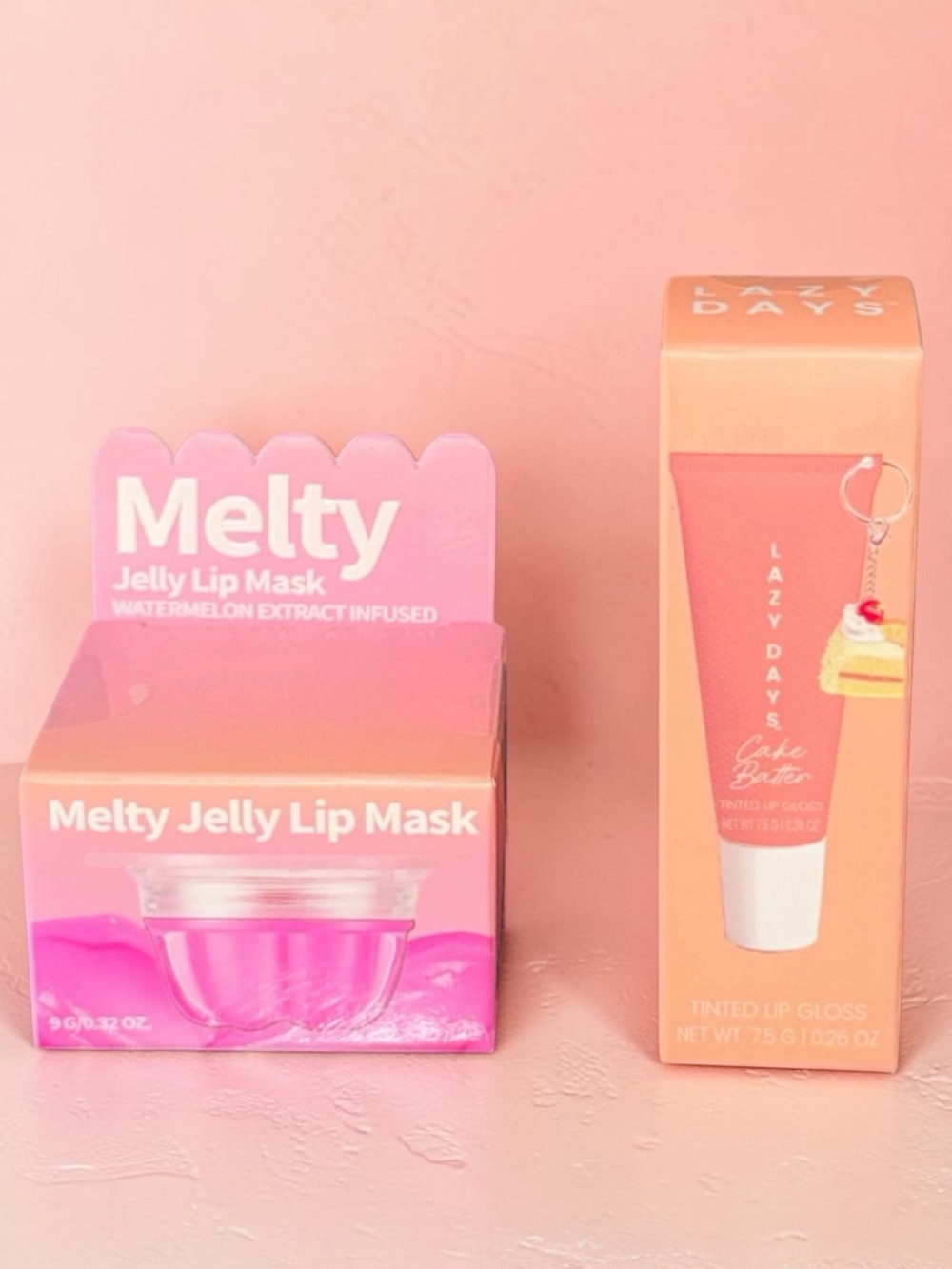 Melty Jelly Lip Mask & Tinted Lip Gloss Duo - Pink